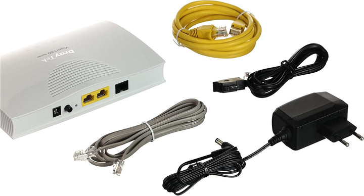 DrayTek Vigor 167 Supervectoring/VDSL2/ADSL2+ Modem DE-at-CH Weiss, Standard Single, Single