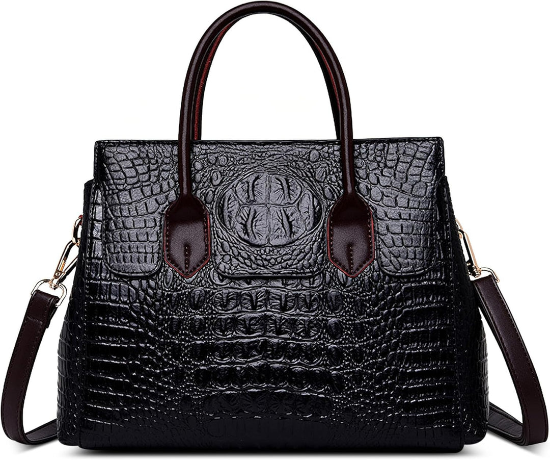 DIRRONA Elegant Damen Umhängetasche Retro Handtasche Casual Reise Schultertasche Gross Kapazität Umh