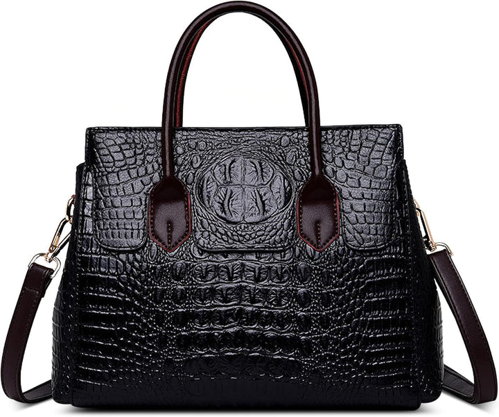 DIRRONA Elegant Damen Umhängetasche Retro Handtasche Casual Reise Schultertasche Gross Kapazität Umh