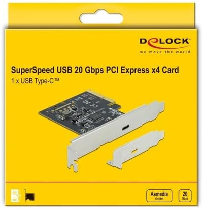 Delock PCI Express x4 Karte zu 1 x extern SuperSpeed USB 20 Gbps