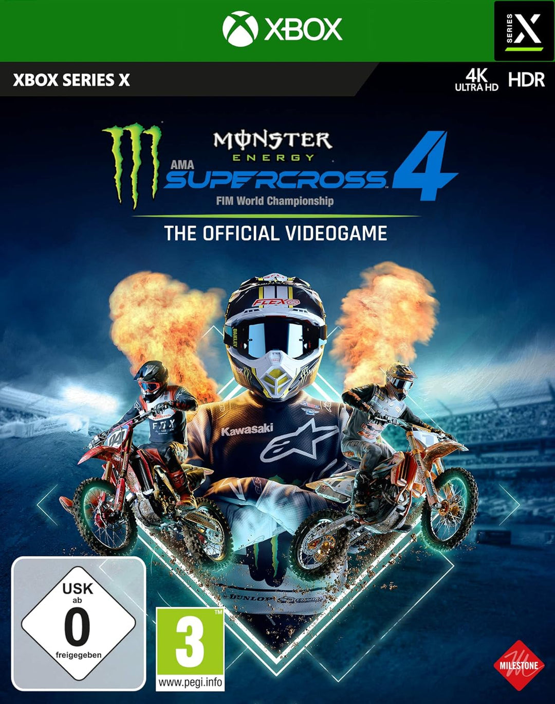 Monster Energy Supercross - The Official Videogame 4 (Xbox One Series X) Xbox One Series X Standard,