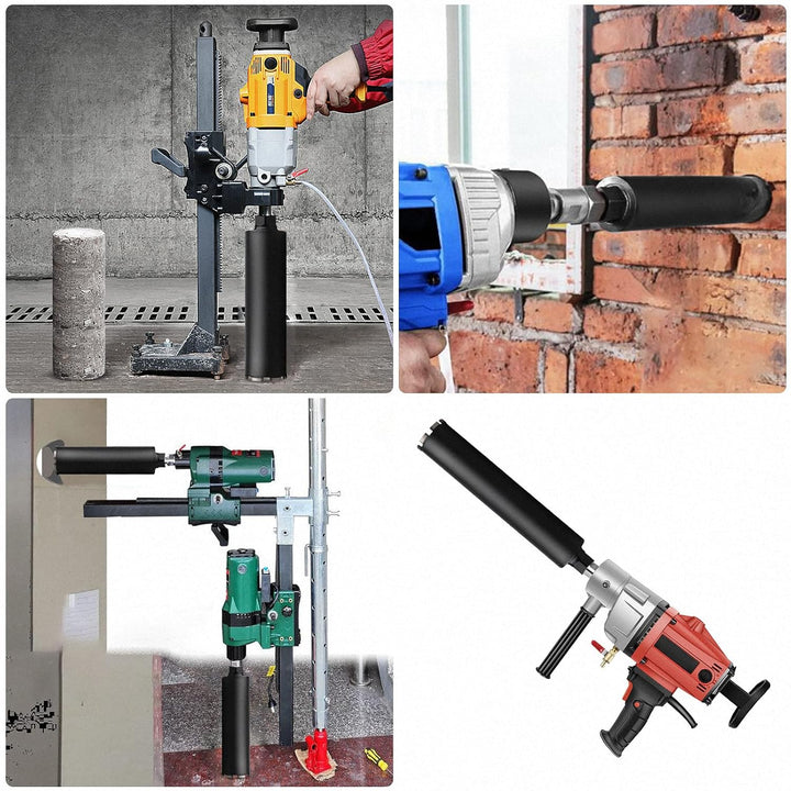 CPROSP 1¼" UNC Diamantbohrkrone mit SDS PLUS Adapter, Kernbohrkrone DM 110mm, L 420mm, Kernbohrer fü