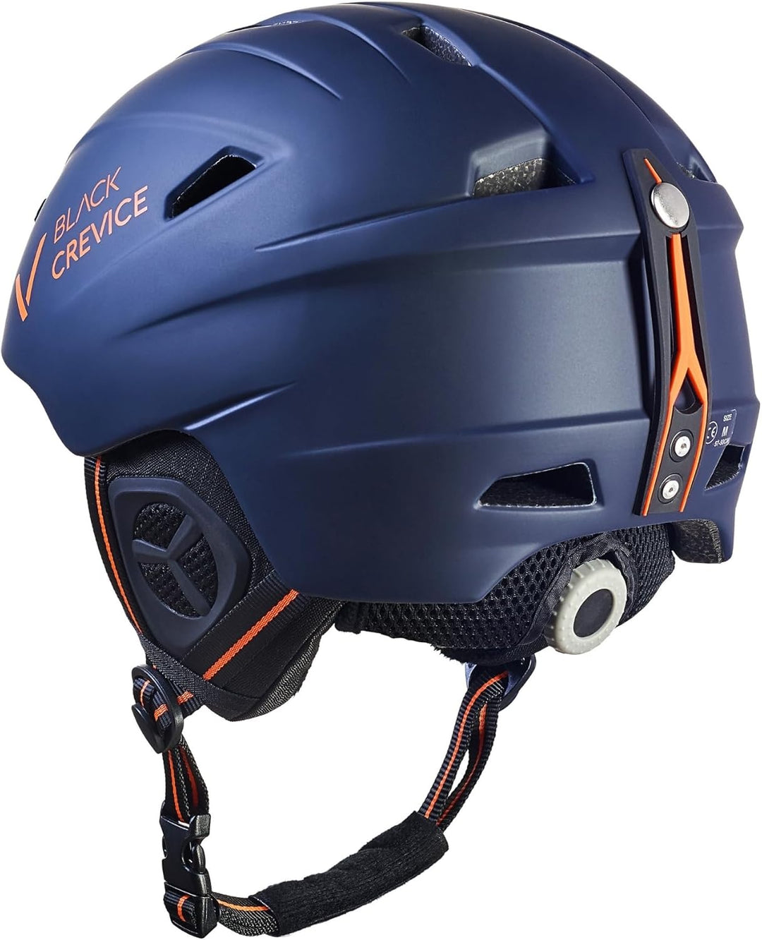 Black Crevice Skihelm Streif I Stossfester Skihelm in sportlichem Design I Skihelm Herren &amp; Damen I