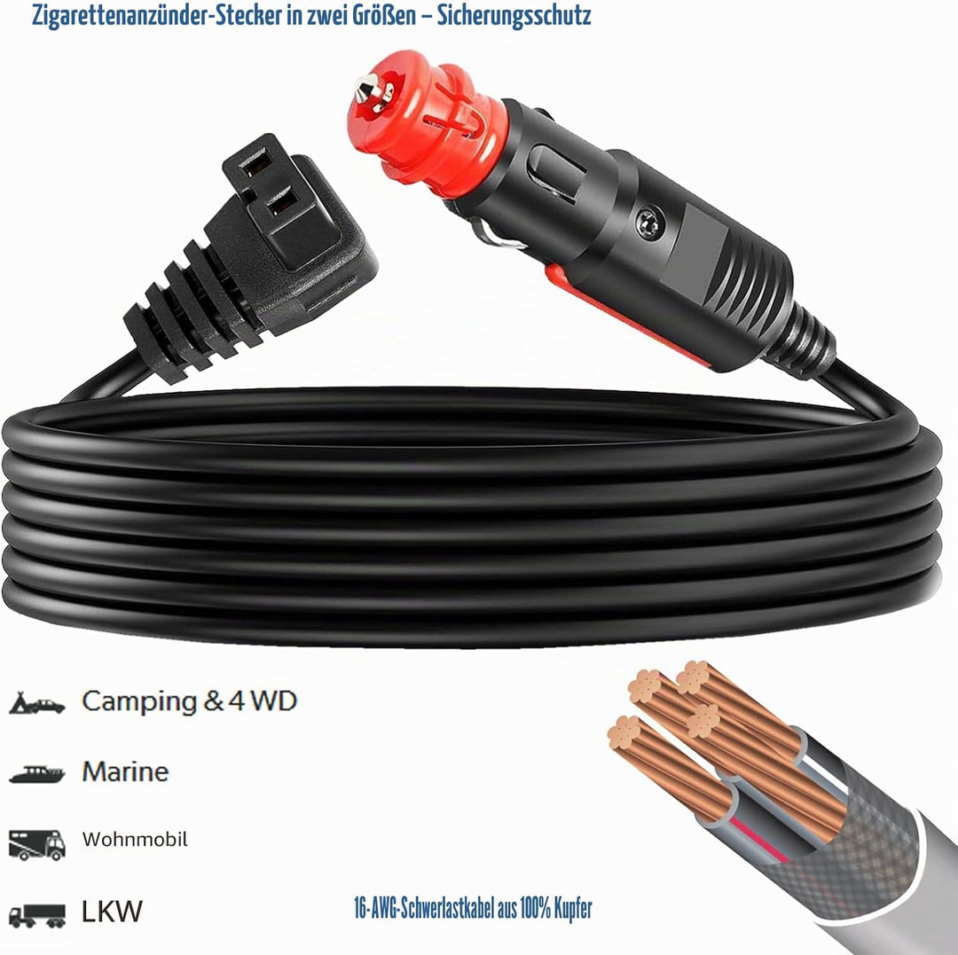 MOTOPOWER MP68992 3.5m tragbar Kühlschränke Verlängerung Power Kabel