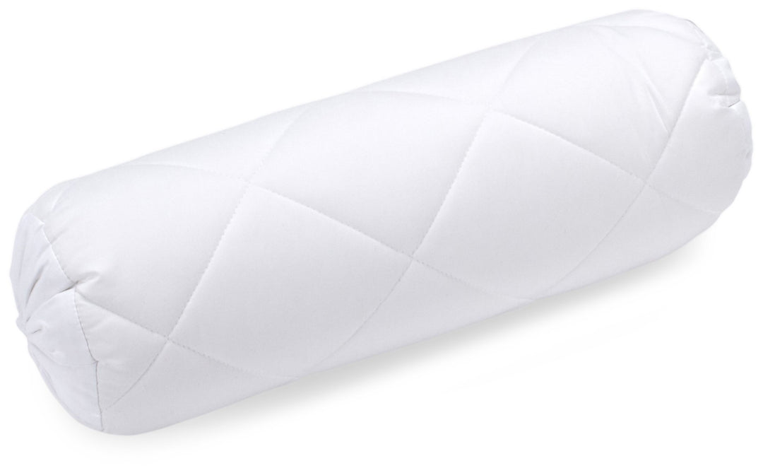 Billerbeck Faserkissen | Classic-Clean | 40 x 15 cm | Nackenrolle | mittlere Stützkraft | bis 95° C
