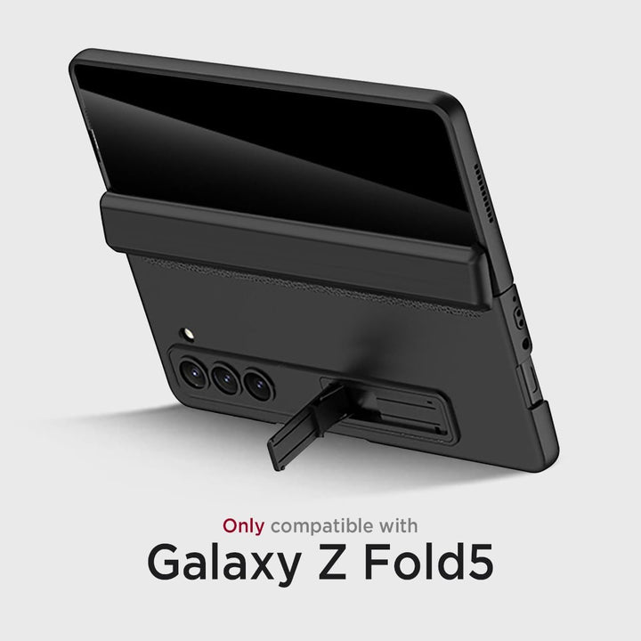 Miimall Kompatibel mit Samsung Galaxy Z Fold 5 Hülle mit Displayschutz Anti-Peeping+Magnetischer Sch
