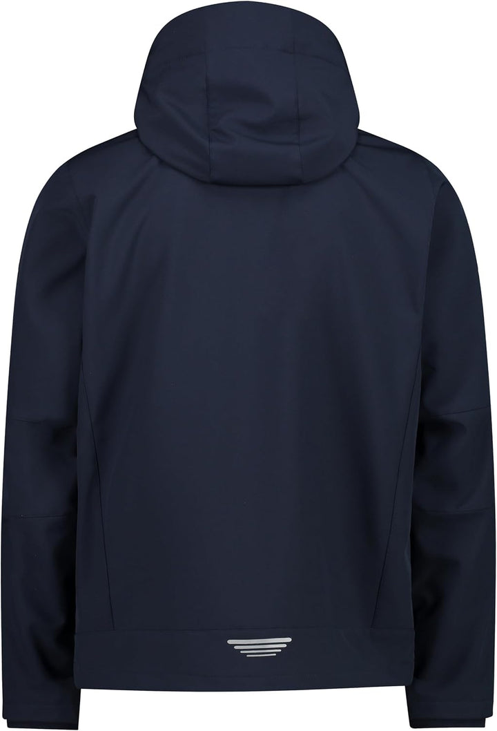 CMP Herren Herrenjacke mit Reissverschluss und Kapuze Softshelljacke 54 B.Blue-Ice, 54 B.Blue-Ice