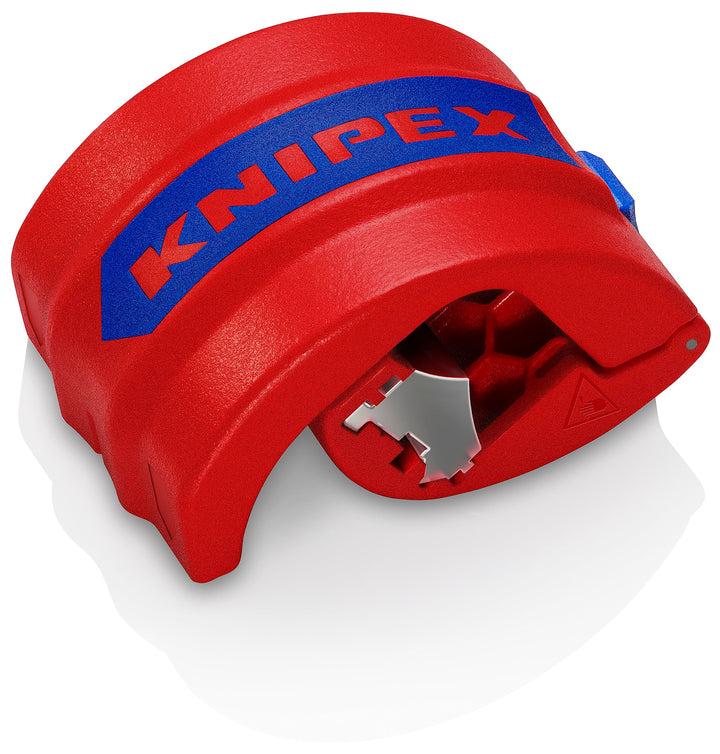 KNIPEX BiX® Schneider für Kunststoffrohre und Dichthülsen, 20-50 mm, trennt spanlos, incl. 2 Ersatzk