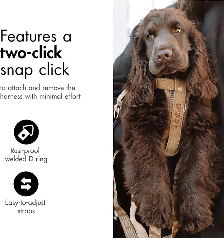 EzyDog Hundegeschirr Auto mit Sicherheitsgurt, Brustgeschirr Hund, Sicherheitsgeschirr Hund, 'Chest