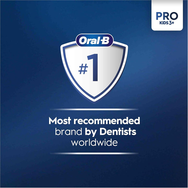 Oral-B - Vitality Pro Kids Frozen HBOX, Batteriebetrieben, Zahnbürste, Schwarz