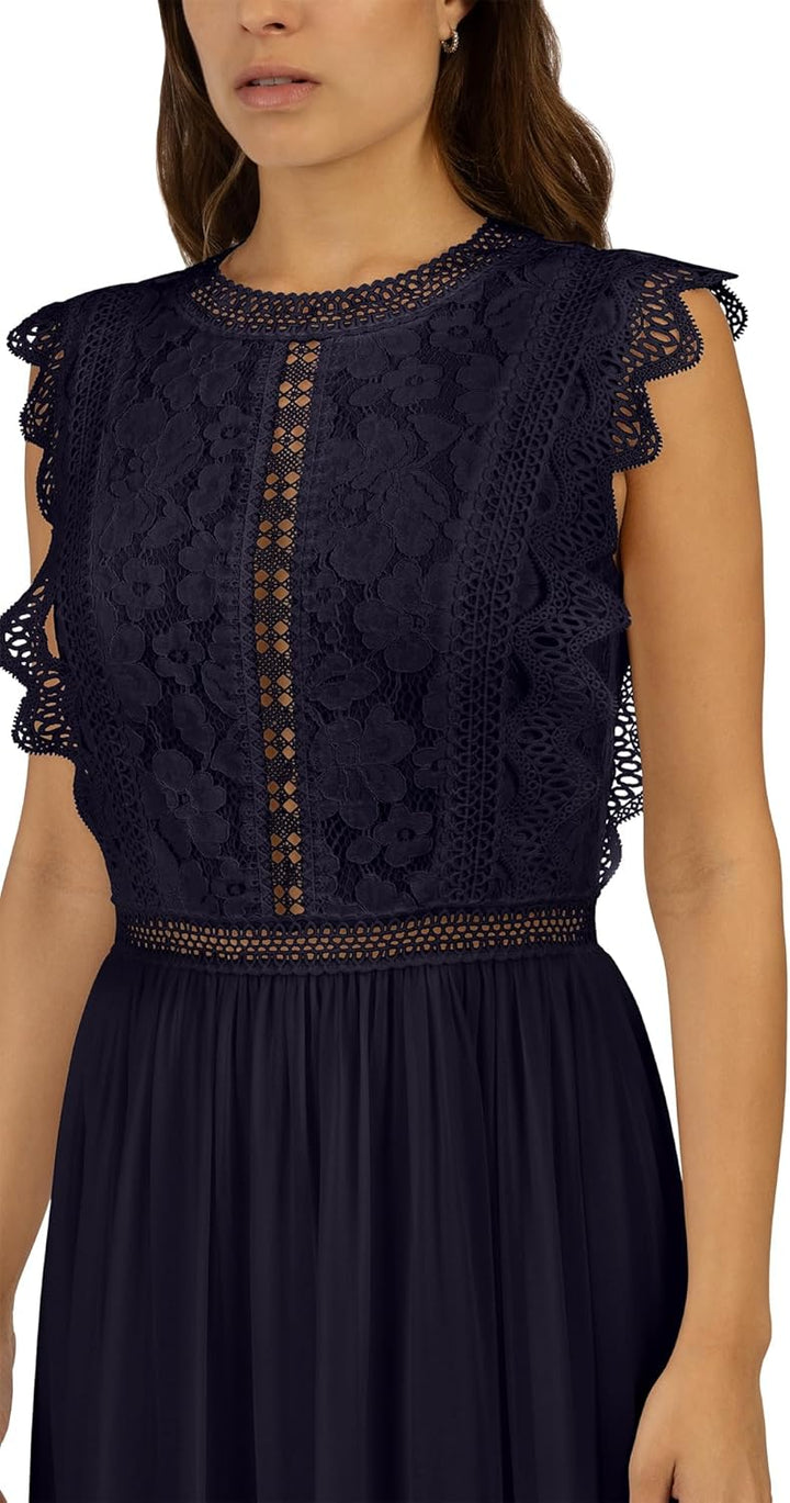 APART Abendkleid mit Neckholder ähnlichen Träger, 34 Nachtblau, 34 Nachtblau