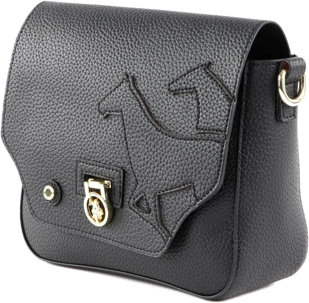 U.S. POLO ASSN. Newport Flap Crossbody Bag Black