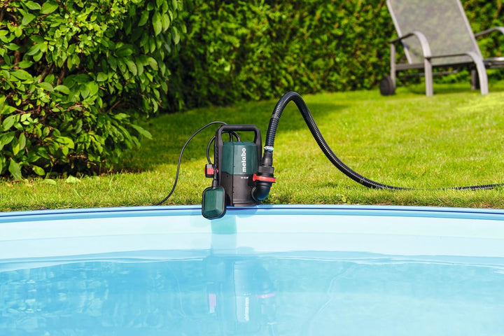 metabo Klarwasser‑Tauchpumpe TP 75 SF - 280 W, 7500 l/h, 6 m Förderhöhe, flachabsaugend bis 1 mm - S