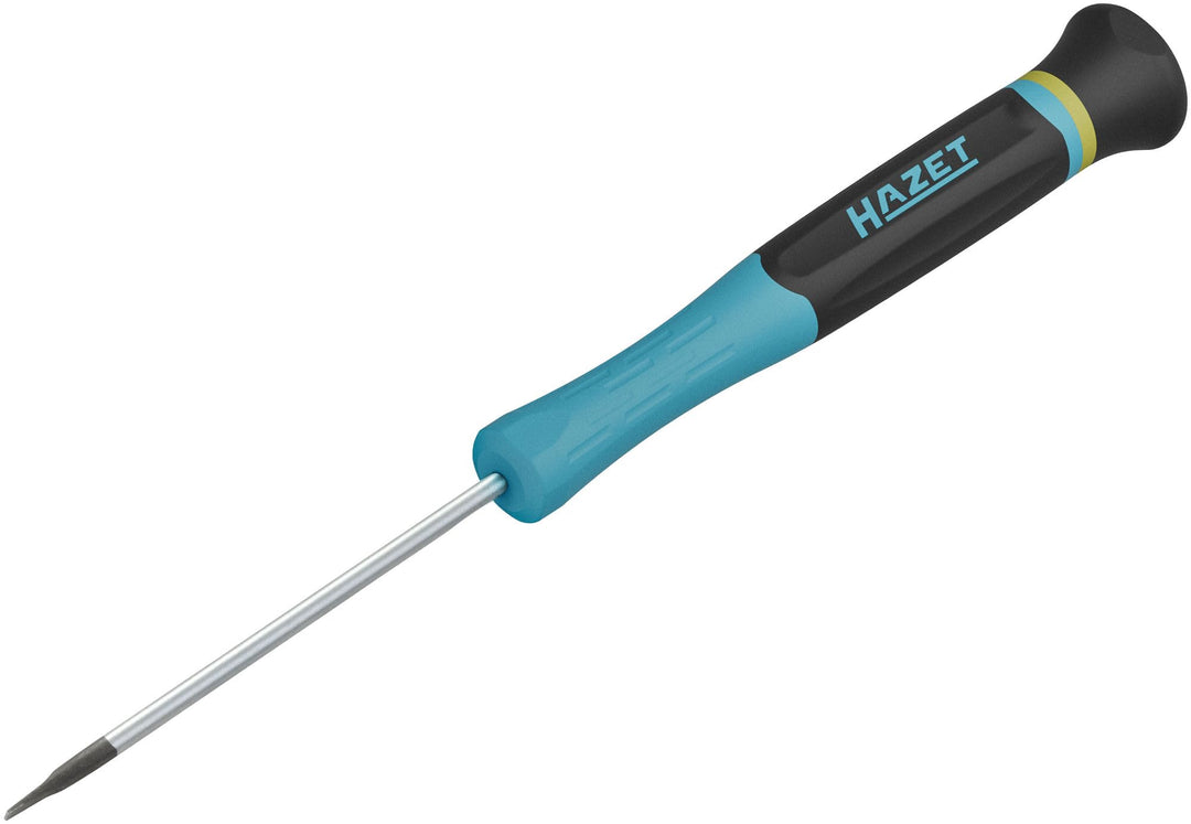 HAZET Elektronik Schraubendreher 811EL-03, SW 0,5 x 3 mm Schlitz Profil, für kleinste Schrauben, dre