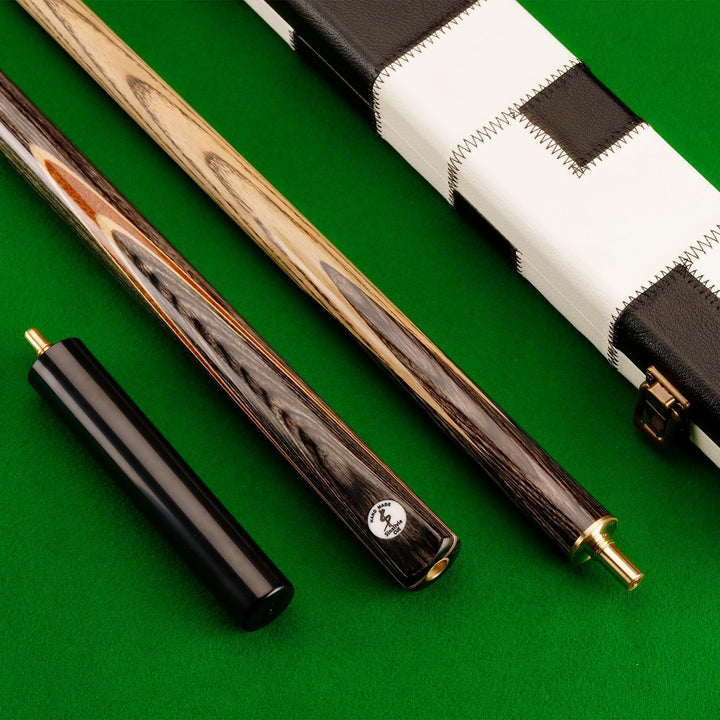 57" Handgemachte 3/4 Jointed SnookerQueues with PU Köcher Tasche oder Queue-Koffer B, B