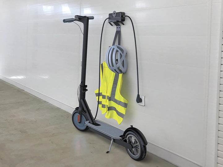 Meliconi MyBike Wandhalterung für Fahrradzubehör, Aufbewahrung von Helmen, Handschuhen und Schuhen,