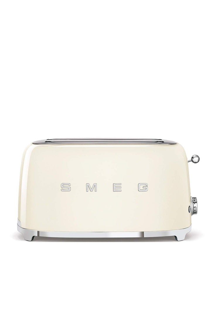 Smeg TSF02CREU Toaster 4 Scheiben, Creme, Creme