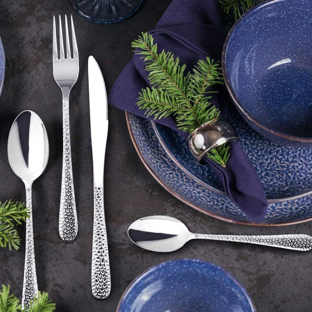 Besteck Set, HaWare 30-teilig Besteckset Edelstahl Essbesteck für 6 Personen mit Messer Gabel Löffel