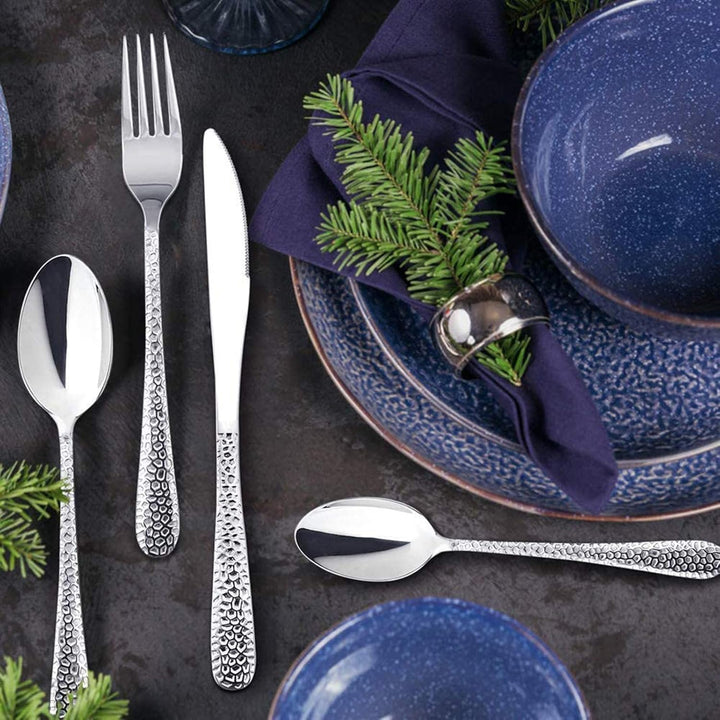Besteck Set, HaWare 30-teilig Besteckset Edelstahl Essbesteck für 6 Personen mit Messer Gabel Löffel