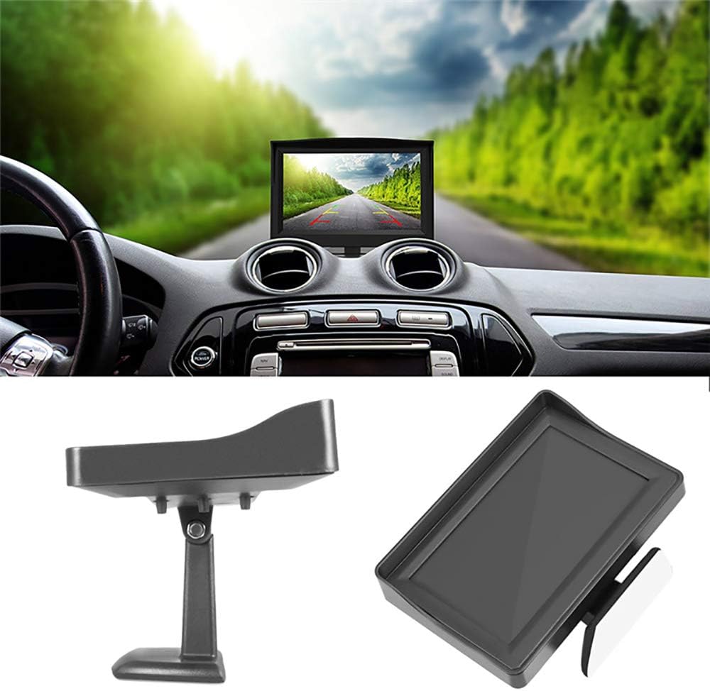 Rückfahrkamera Auto Rückansicht mit Nachtsicht 12 LED Wasserdicht Rückfahrsystem + 4.3" LCD Auto Mon