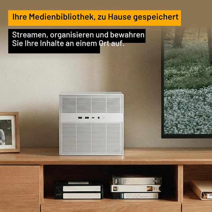ZimaCube 2 NAS Server mit Intel i3-1215U, Netzwerkspeicher 6 Bay | Thunderbolt 4, Dual 2,5GbE und PC