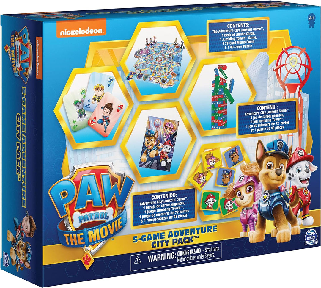 PAW Patrol - Spielesammlung mit 5 Spielen zu PAW Patrol: Der Kinofilm (5-Game Adventure City Pack)