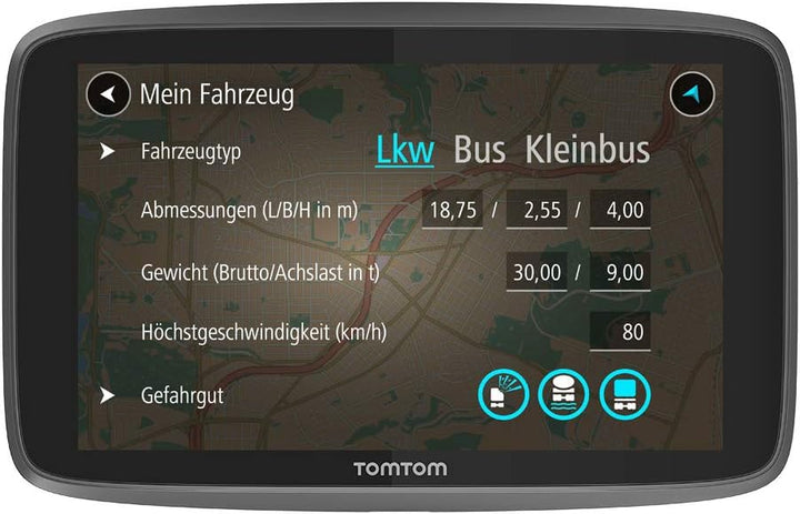 TomTom LKW Navigationsgerät GO Professional 620 (6 Zoll, Sonderziele und Routen, Stauvermeidung dank