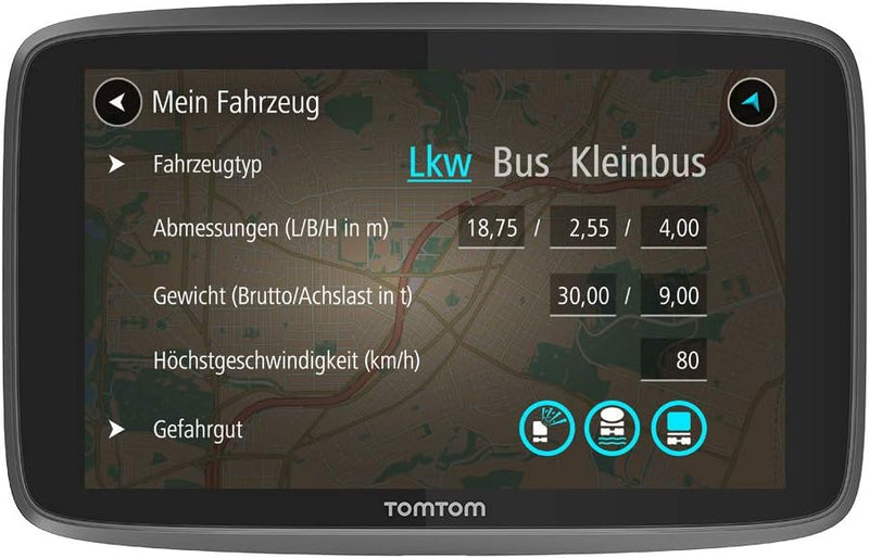 TomTom LKW Navigationsgerät GO Professional 620 (6 Zoll, Sonderziele und Routen, Stauvermeidung dank