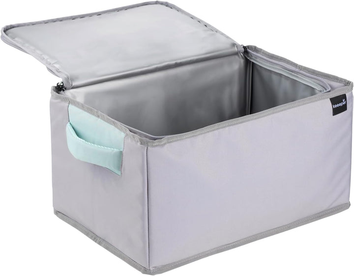keeeper nea Faltbare Isoliertasche, 29 l, Gr. XL, Passend für Klappbox lea, 11 kg Tragkraft, 6 h küh