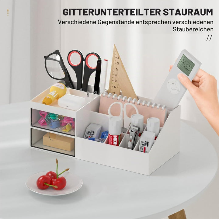 Subsky Make up Organizer mit Schubladen, Multifunktion Schminktisch Organizer Einfache Aufbewahrung