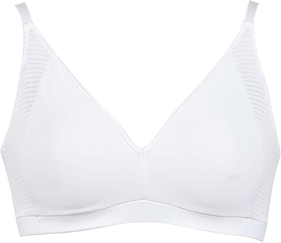 Naturana Sportlicher Soft-BH, Weiss