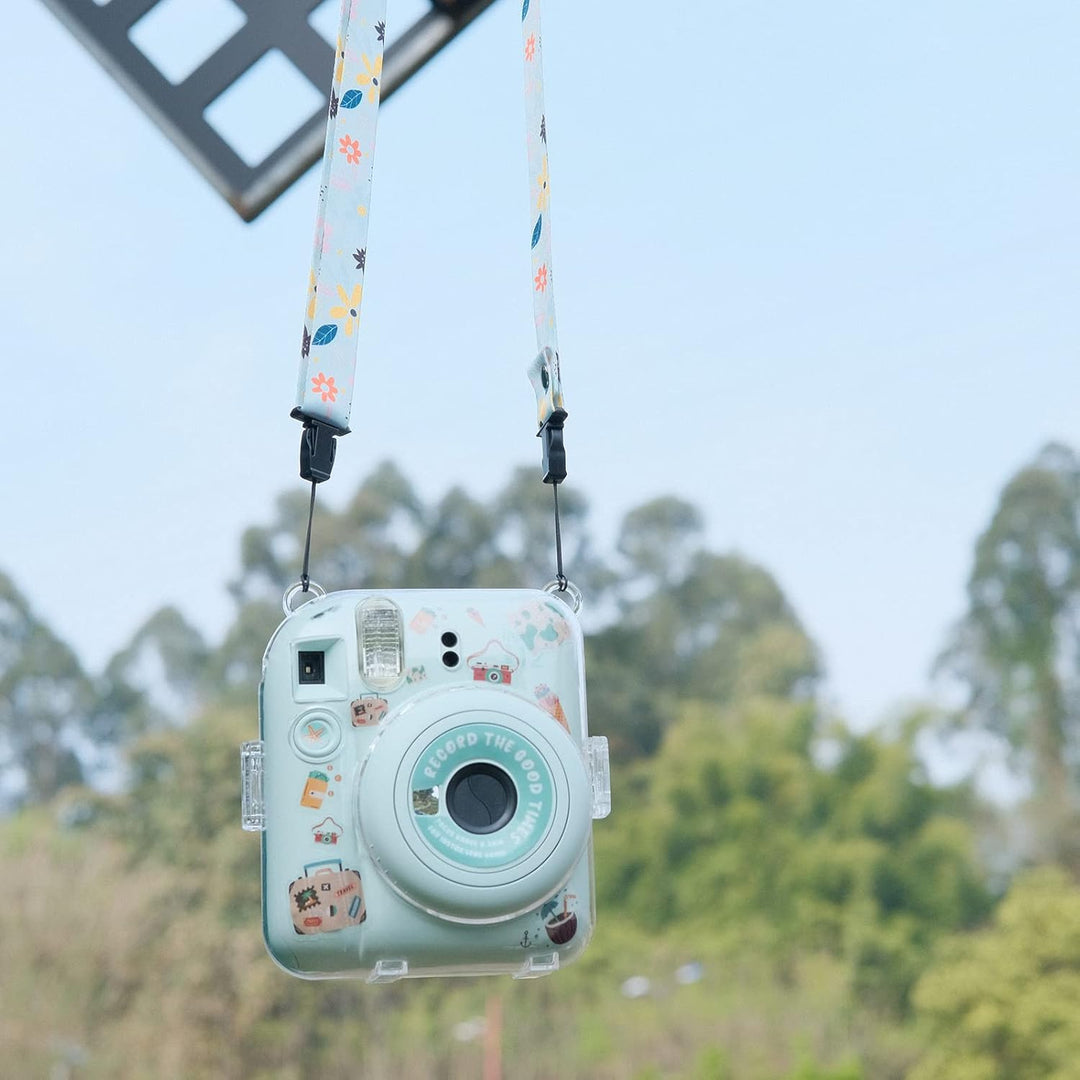 Rieibi Tasche für Fuji Instax Mini 12, Polaroid Hülle für Fujifilm Instax Mini 12 Sofortbildkamera,