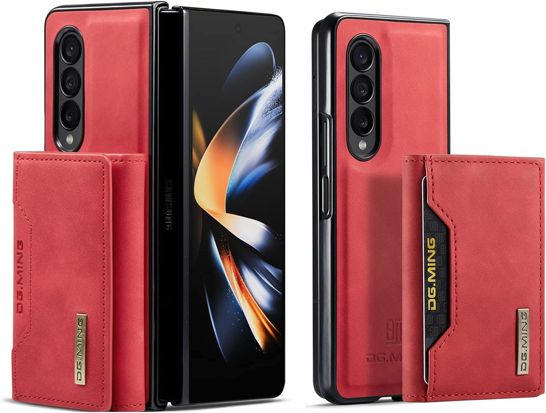 UDBKKDX 2 in 1 Handyhülle für Samsung Galaxy Z Fold 5, abnehmbare Brieftasche und magnetische Adsorp