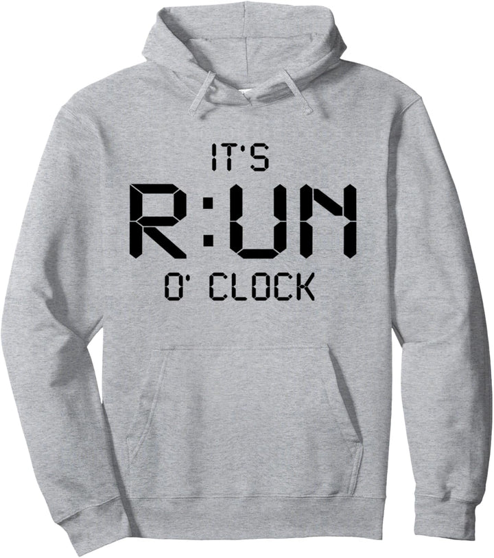 I'ts run o'clock - Lauftraining, Marathon, Laufen Pullover Hoodie