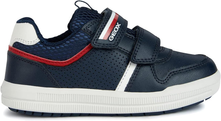 Geox Herren J Arzach Boy Sneaker 37 EU Navy Red, 37 EU Navy Red
