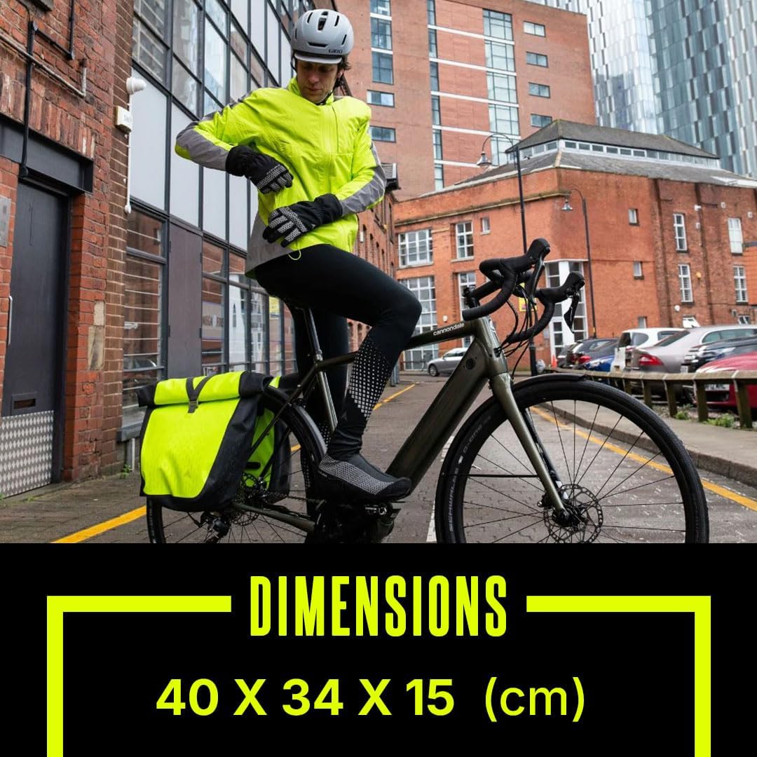 Altura Unisex Thunderstorm City 20 Gepäckträger, Hi-viz Gelb/Schwarz, 20 l 20 l Hi-viz Gelb/Schwarz,