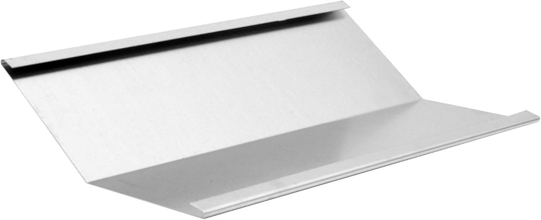 Kehlblech mit Wasserfalz aus Aluminium 200cm, 1 Stück Silber Alublech für optimale Dachentwässerung,