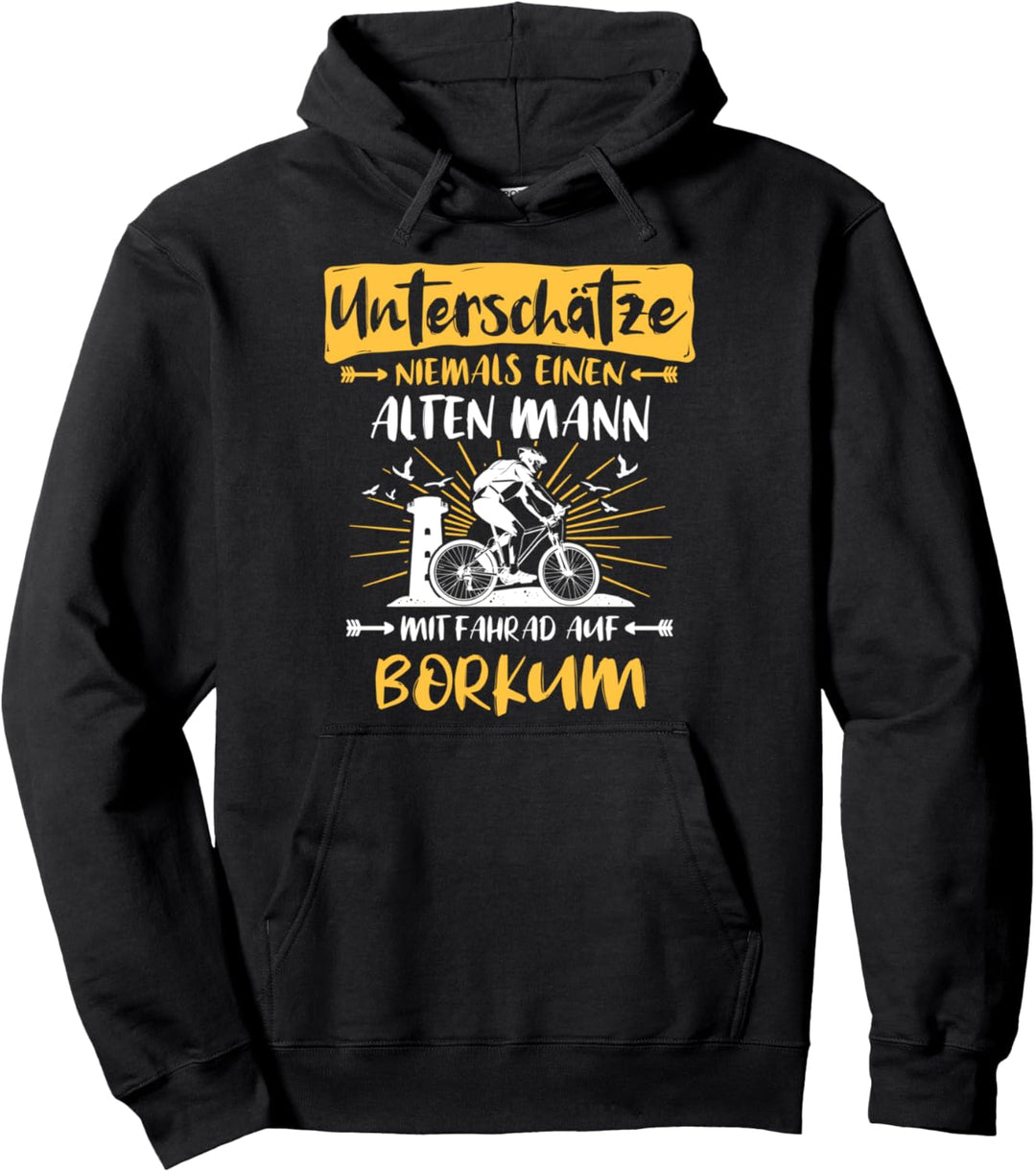 Borkum Fahrrad Inselurlaub Radfahrer Insel Borkum Pullover Hoodie