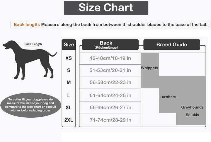 Geyecete-Wasserdicht Windhunde Mantel Fleece Whippet Pullover Winterjacke,Verstellbaren Reflektieren