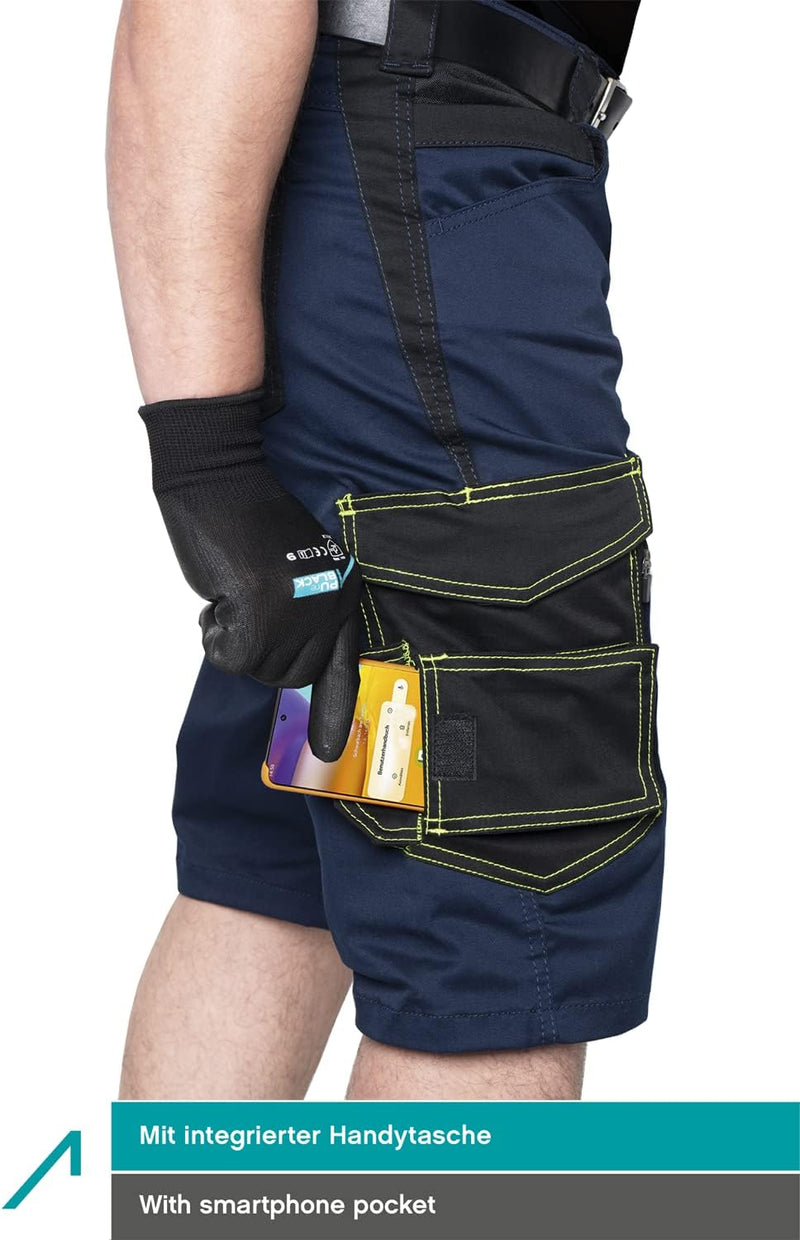 ACE Genesis Herren-Arbeits-Hose kurz - Männer-Cargo-Hosen für die Arbeit - Shorts mit Stretch-Bund 5