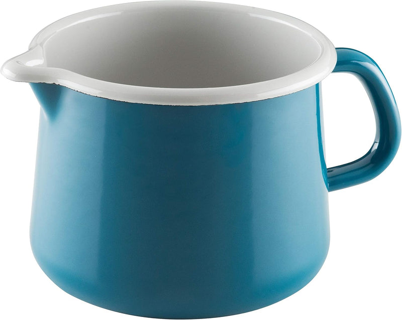 Riess, 0672-010, Schnabeltopf 12, NOUVELLE- AQUAMARIN EXTRA STARK, Durchmessser 12 cm, Höhe 10.8 cm,