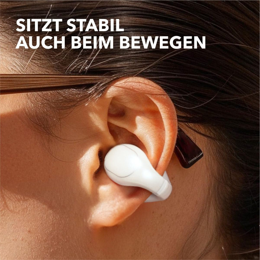 soundcore C30i by Anker, Open-Ear Earbuds, Clip On Kopfhörer, Leichtes Design, Stabiler Halt, Abnehm
