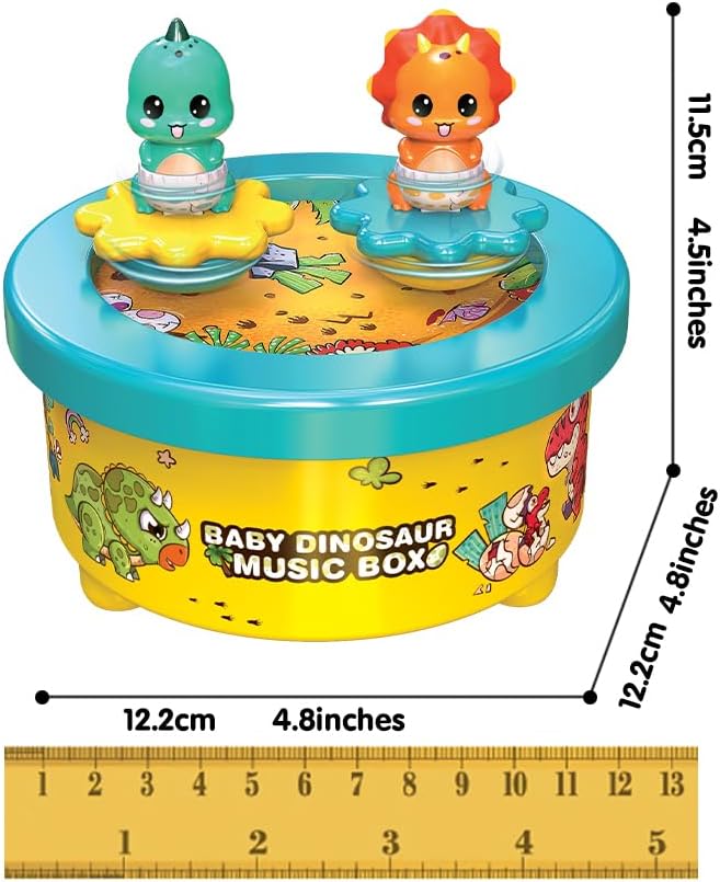 WEofferwhatYOUwant Dinosaurier-Baby-Spieluhr. Sanfte Melodien für kleine Abenteurer Dinosaurier-Enth