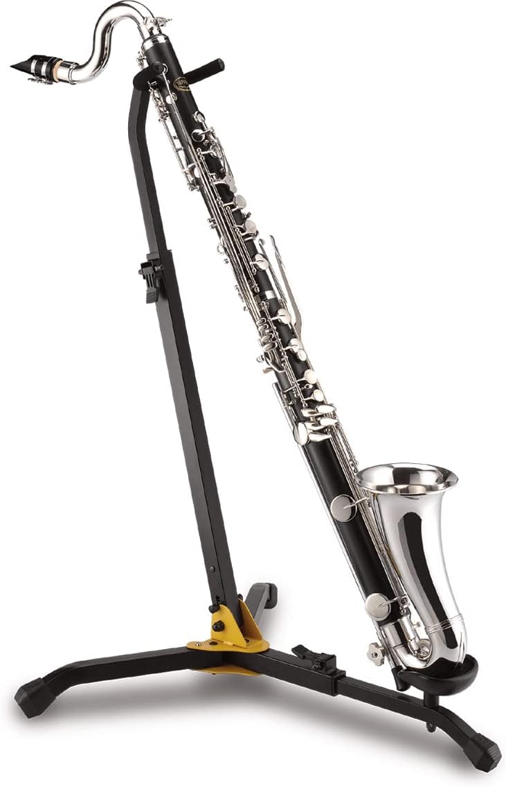 Hercules DS561B Bassoon/Bass Clarinet Stand,Black Einzelbett, Einzelbett