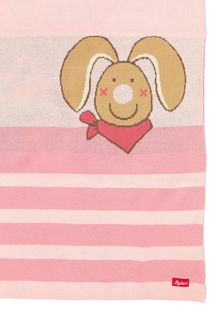 Sigikid Strickdecke Häschen DubbiDuu, Babydecke für Wiege Stubenwagen Babyschale Kinderwagen oder al