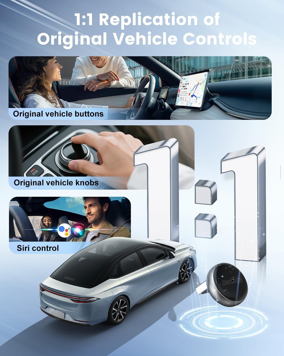 CarlinKit MINI Ultra3 – der neueste kabellose CarPlay- und Android Auto-Adapter, der kabelgebundene