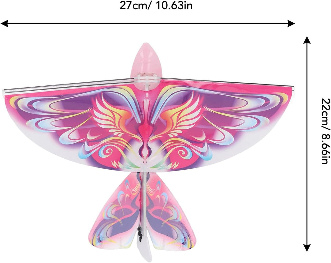 Srliya Elektronischer Fliegender Vogel, Fliegendes RC-Vogelspielzeug, 2,4 GHz, USB-Aufladung, LED, B