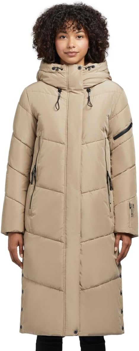 khujo Damen Steppmantel Sonje 5 XS TAO-SAND, XS TAO-SAND