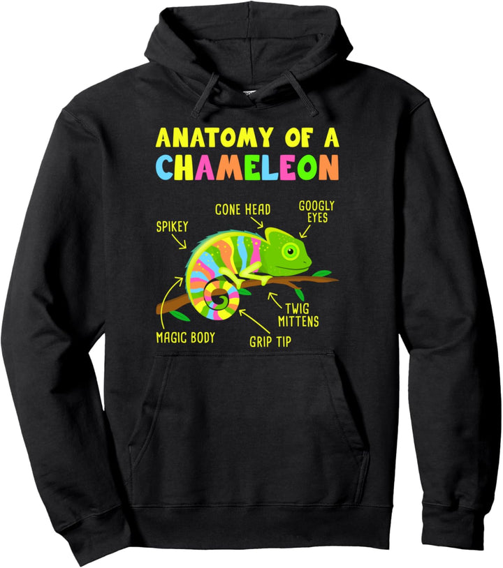 Anatomie eines Chamäleons Pullover Hoodie