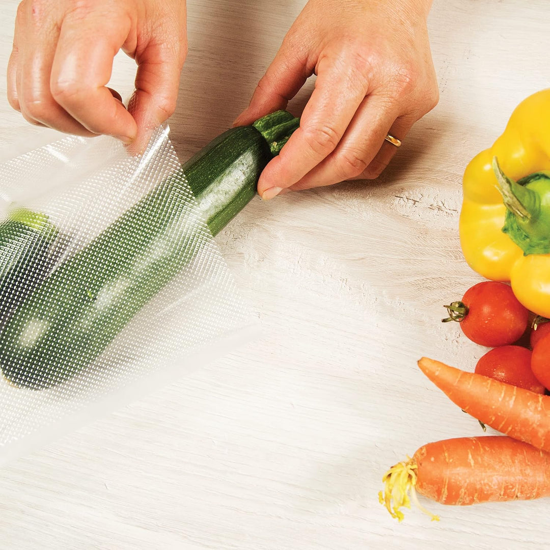 Sofidream Vakuumbeutel für Lebensmittel – 50 geprägte Umschläge x Sous Vide, Rezeptbuch eBook und Pe
